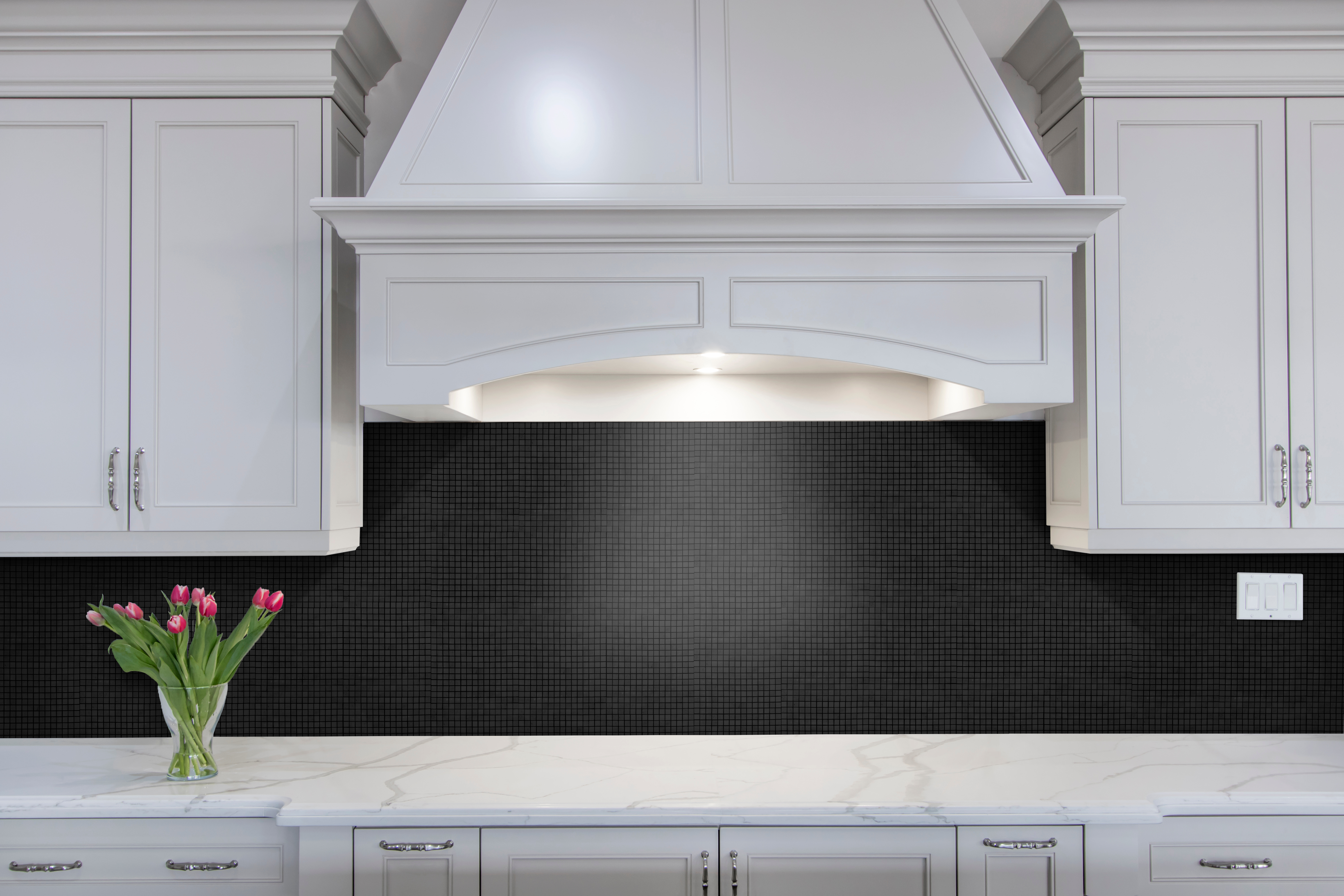Kitchen Counter White Nero Marquina Micro Marble