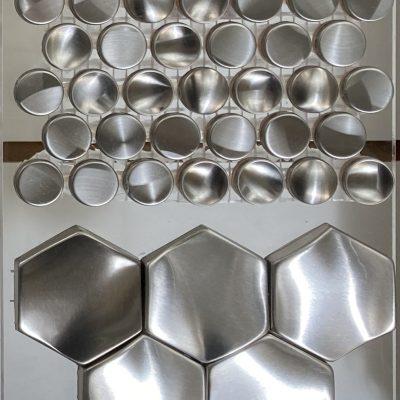 Stainless Steel 3D Dimes – 411-026 | Stainless Steel Rolling Hexagon – 411-042