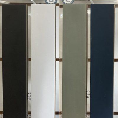 West 2.5″x12″ Noir – 419-042 | West 2.5″x12″ Snow – 419-043 | West 2.5″x12″ Mint – 419-041 | West 2.5″x12″ Indiaco – 419-040